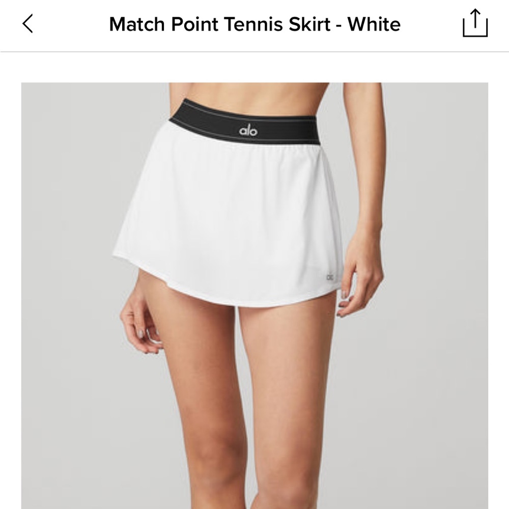 Alo tennis skirt